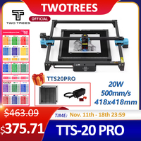 Twotrees TTS-20 pro Laser Engraving Machine ESP32 Master Control Multiple Materials DIY Wood Laser Engraver Cutting Machines