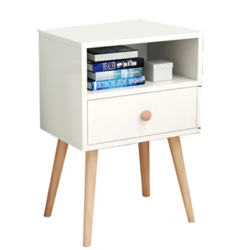 

Kawaii Nordic Nightstands Drawers Living Room Aesthetic Space Saving Bedside Table Minimalist Luxury Mesita De Noche Furnitures