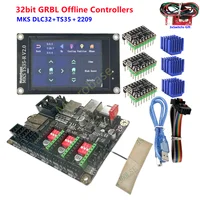 Tarjeta de control láser GRBL Shield MKS DLC32 V2.1 TS35 lcd CNC controlador de actualización para mini impresora máquina de marcado de grabado