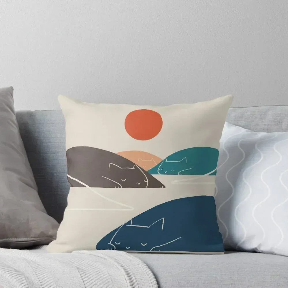 

Cat Landscape art No.1 Throw Pillow Sofa Cushion Cover Sofa Pillow Cover Sofas Covers Pillows Aesthetic pillow