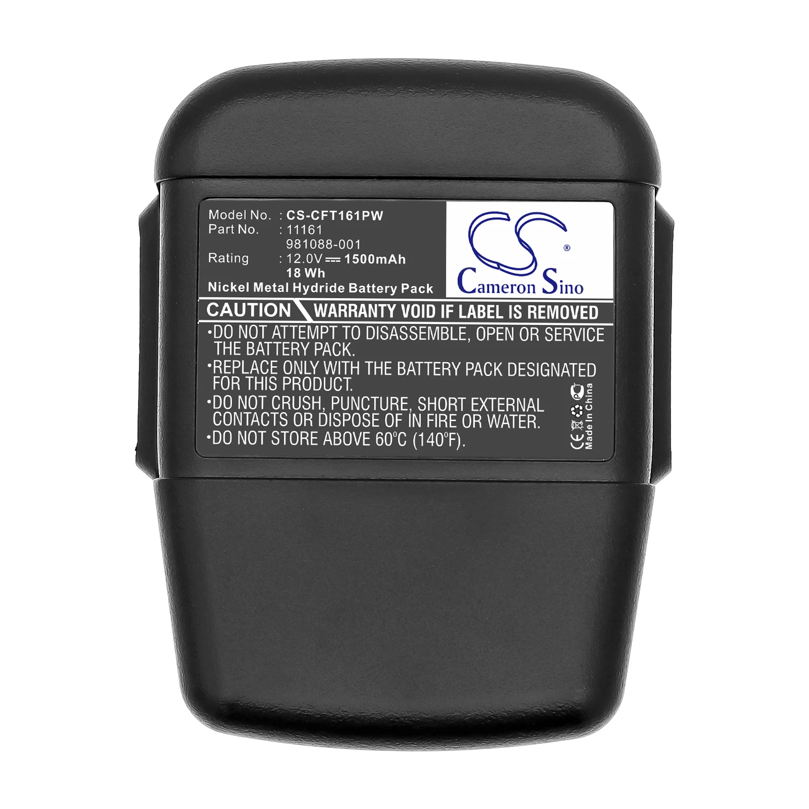 

Ni-MH Power Tools Battery for Craftsman, 12.0V, 1500mAh, Compatible Models: 11061, 27487, 27491, 315.224520