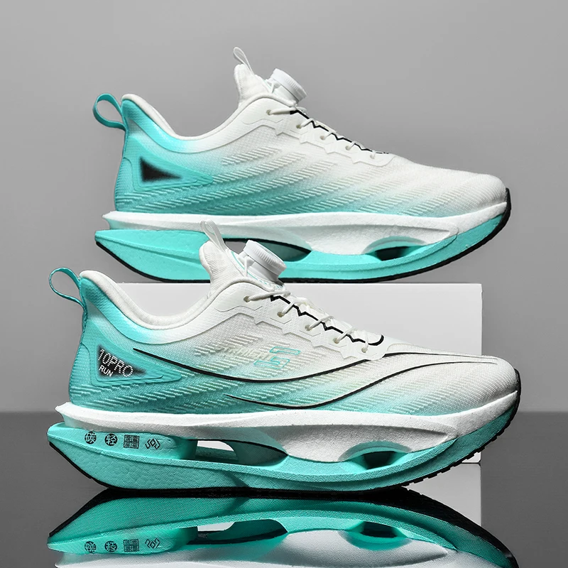 

Men's sports shoes, lightweight carbon plate racing running shoes, winter shock absorption, anti slip, wear-resistant, breathabl