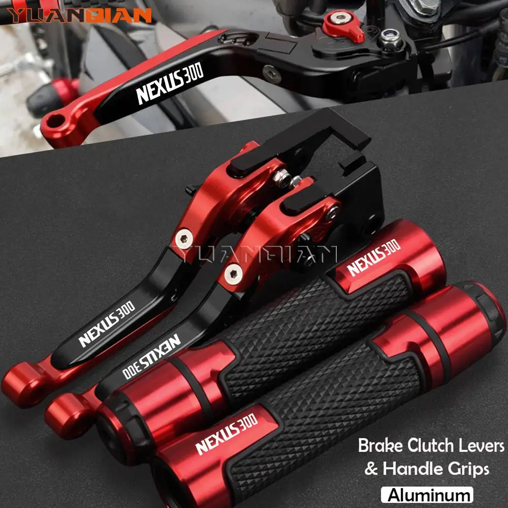 

For Gilera Nexus300 Nexus 300 E3 2008 2009 2010 2011 2012 Motorcycle Extendable Adjustable Brake Clutch Levers & Handlebar grips