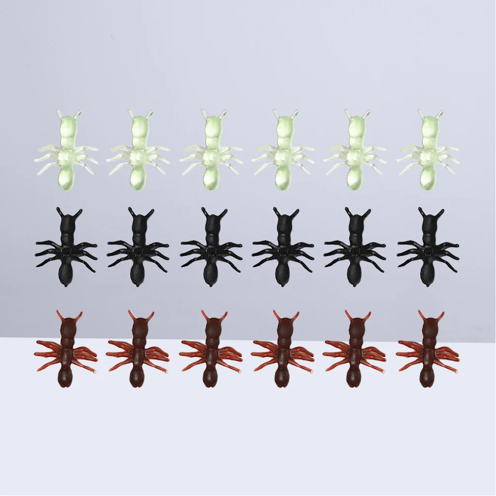 200 Pcs Toy Fake Ant Prop Halloween Tricky Props Insect Artificial Toys April Fools Day
