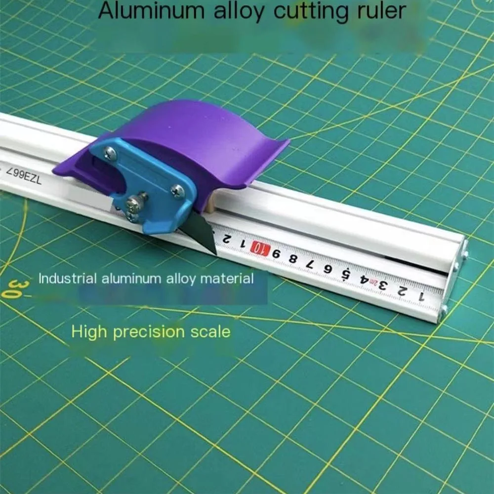 Aluminum  Manual Sliding KT Board Trimmer Cutting Ruler, Photo Paper Trimmer Ruler, Photo PVC PET Cutter with Ruler