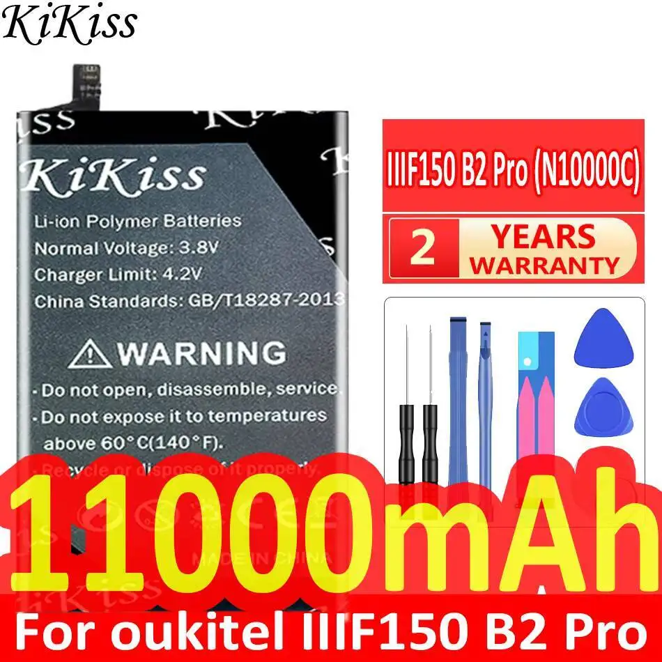 

Сменный аккумулятор премиум-класса для мобильного телефона 11000 мАч для Oukitel IIIF150 B2 Pro N10000C