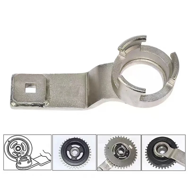 

For Volvo Ford 1.8 2.0 2.3 Timing Crankshaft Pulley Wheel Support Wrench Disassembly Tool