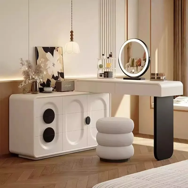 

Apartment Italian Dressing Table Makeup Nordic Comfortable Multifunctional Dressing Table Mirror Jewelry Kaptafel Rome Furniture