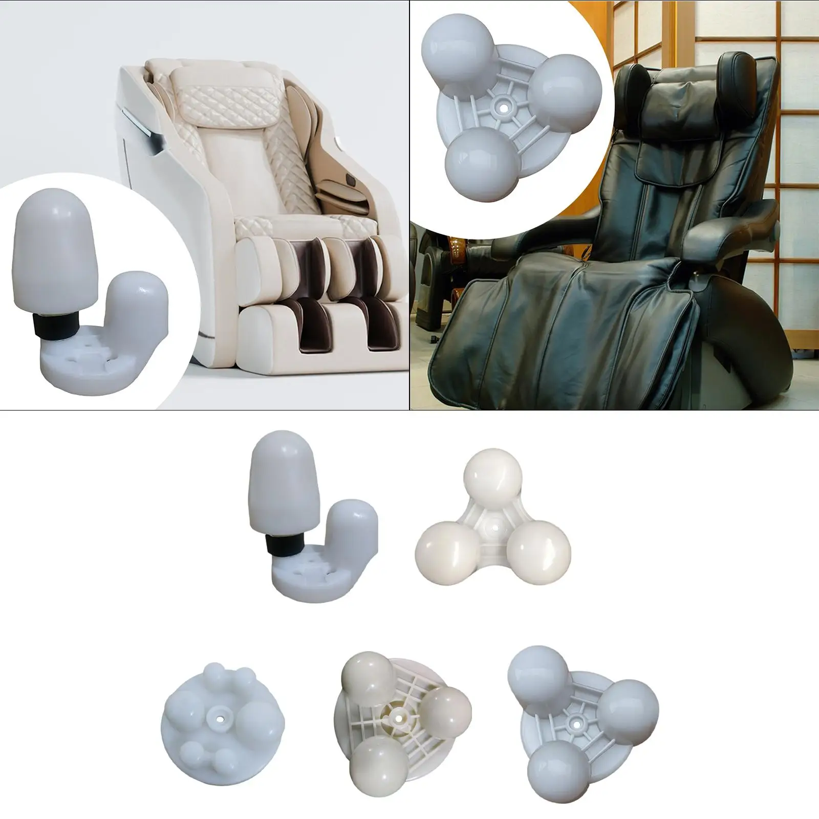 Massage Chair Rotating Ball Modification Calf Roller Part Assembly Spare Part Replacement recliner Chair Massager Rotating Ball