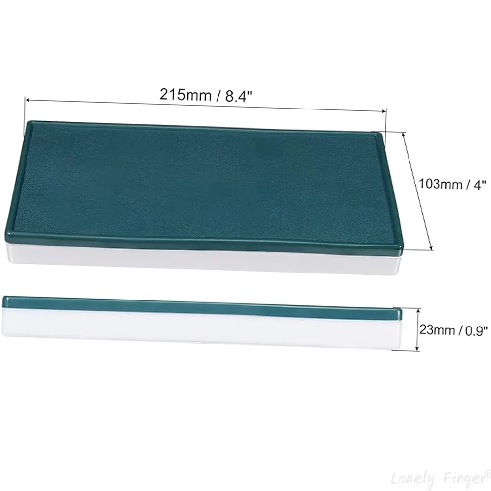 24 Compartments Paint Palette, Plastic Painting Tray Deep Saver Box with Soft Cover for Watercolor, Gouache, Oil Paint, Art