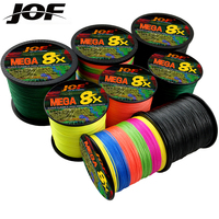 300M 500M 1000M 8 Strands PE Braided Fishing Wire 18 22 31 39 43 52 61 78LB Multifilament Smooth Multicolor Predatory Fish Tool