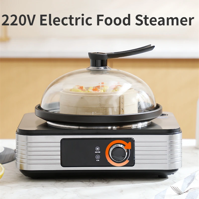 220V Electric Food Steamer Supersteam Pot Steamed Seafood At Home Multi-function Hot Pot vaporera para cocinar