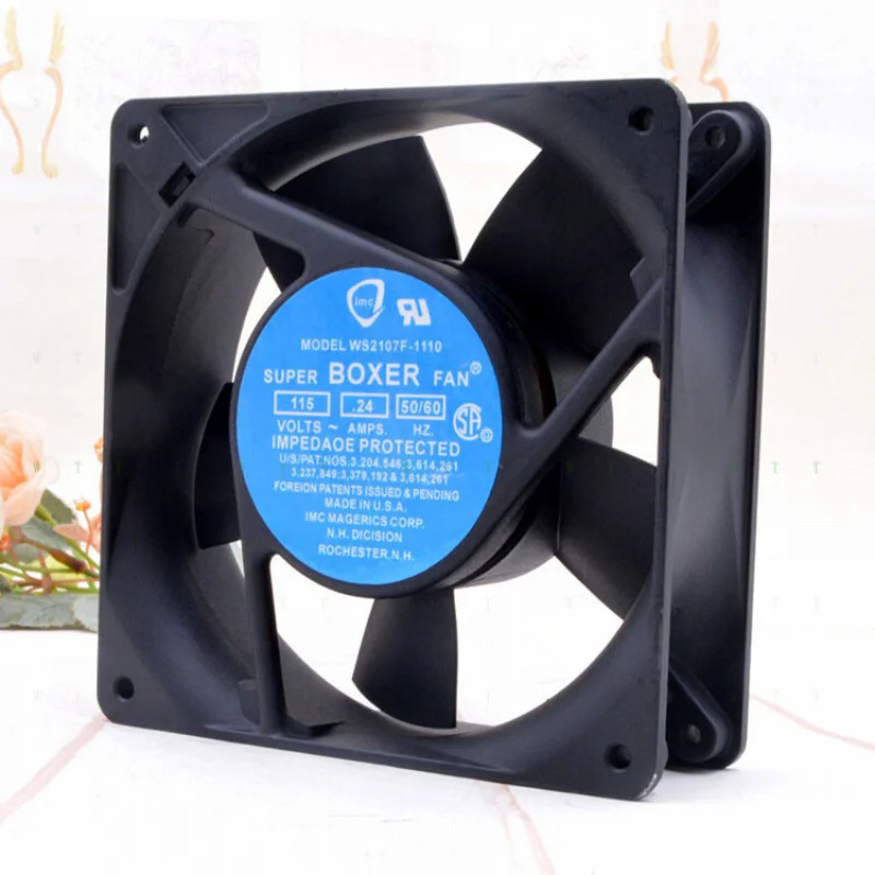 H  BOXER AC115V WS2107F-1110 12038 metal high temperature cabinet axial fan