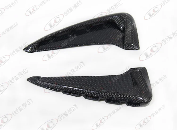 Fit for 14-18 BMW X5 carbon fiber leaf plate decoration x5f15 body wing side air outlet modification