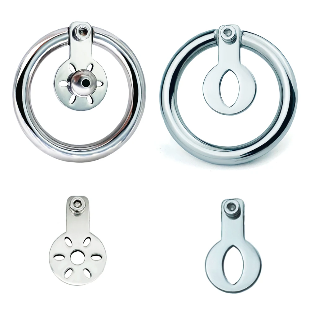 FRKO Flat Femboy Chastity Cage Device 정조대 Screw Cock Lock Cage Male To Female Penis Rings Bondage Virginity Toy For Sissy Men