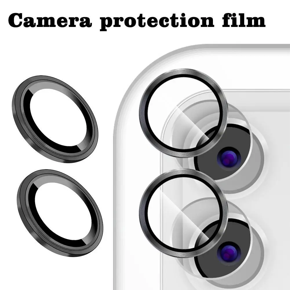 2Pcs Lens Protective Film For Samsung Galaxy Tab S10 Ultra Metal Ring Camera Protectors For Tab S10 Ultra Lens Glass