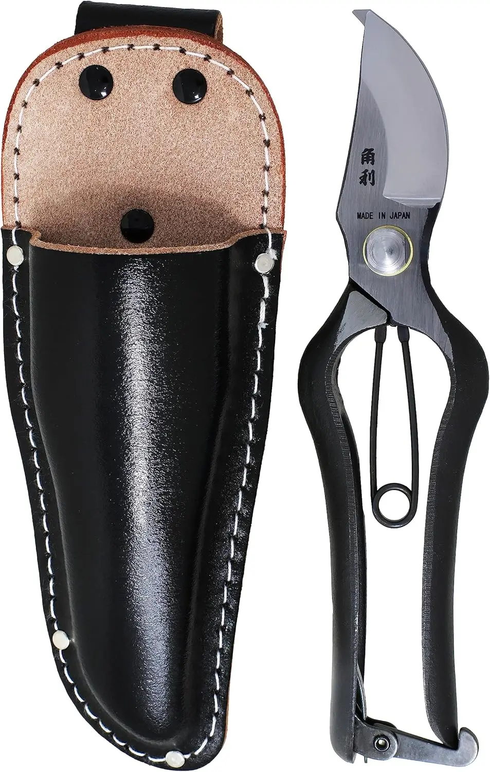 

Профессиональные японские секаторы для обрезки 8 дюймов, усиленные, с кожаными ножнами, ручной ковки из углеродистой стали