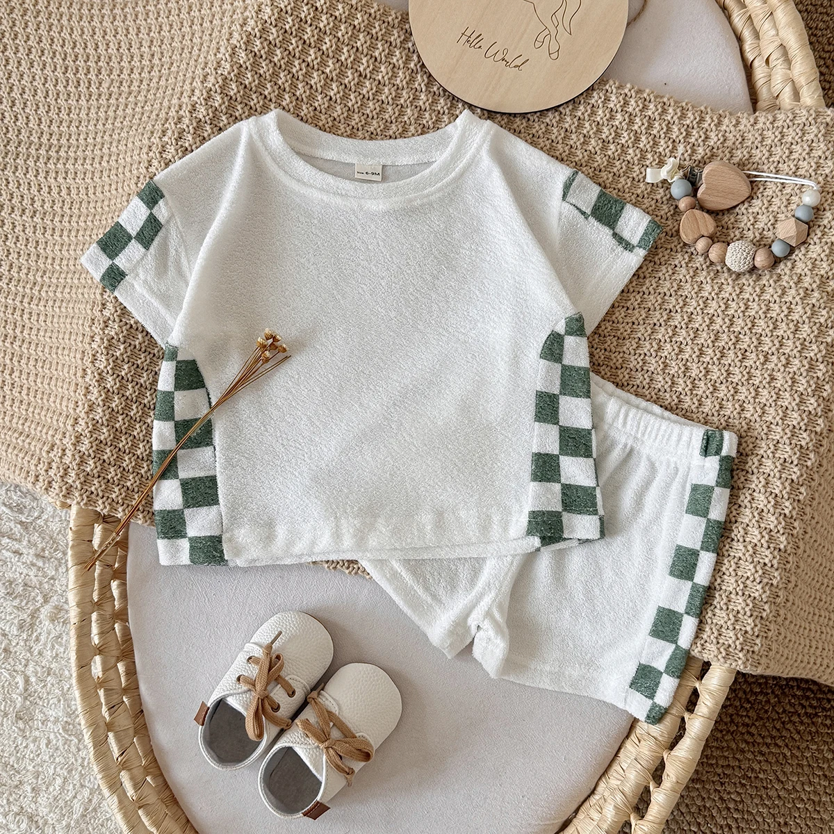 Summer  Children Sets Kids Clothes Boys Girls Suit Children's Clothing Baby T-Shirts Shorts Suitable for infants aged 0-3 years