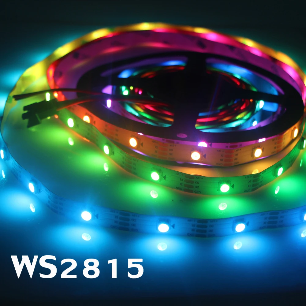 WS2815 （ws2812b upgrade）WS2813 RGB LED Strip Light Individually Addressable LED Dual Signal 1m 5m 30 60 144 LEDs waterproof IP67