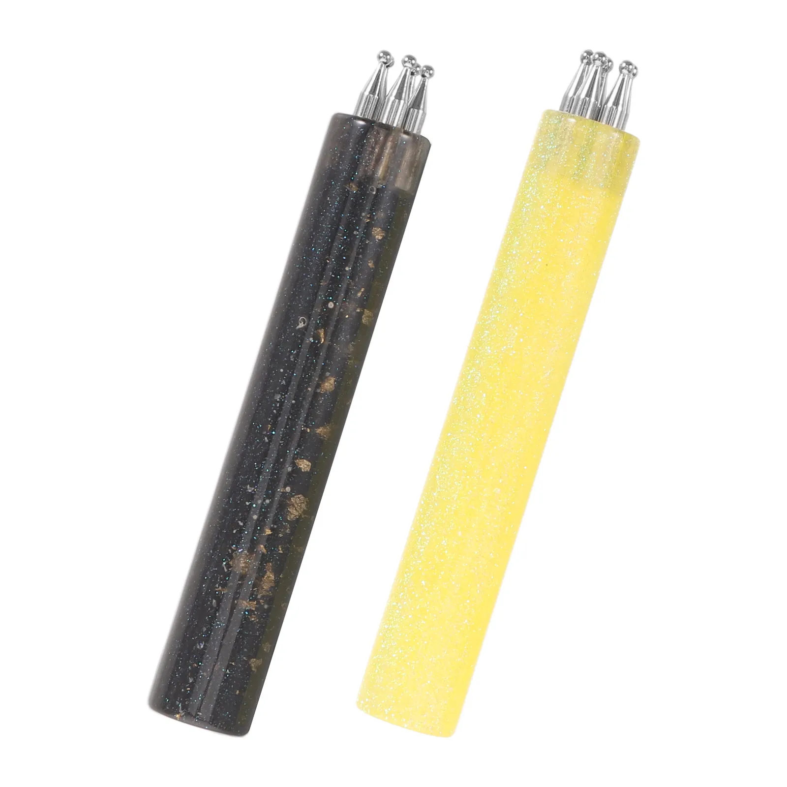 

2Pcs Acrylic Nail Dotting Tool Set Precision Fine Tip Dotting Pens for Nail Art Flower Designs Manicure Drawing Detailing Tools