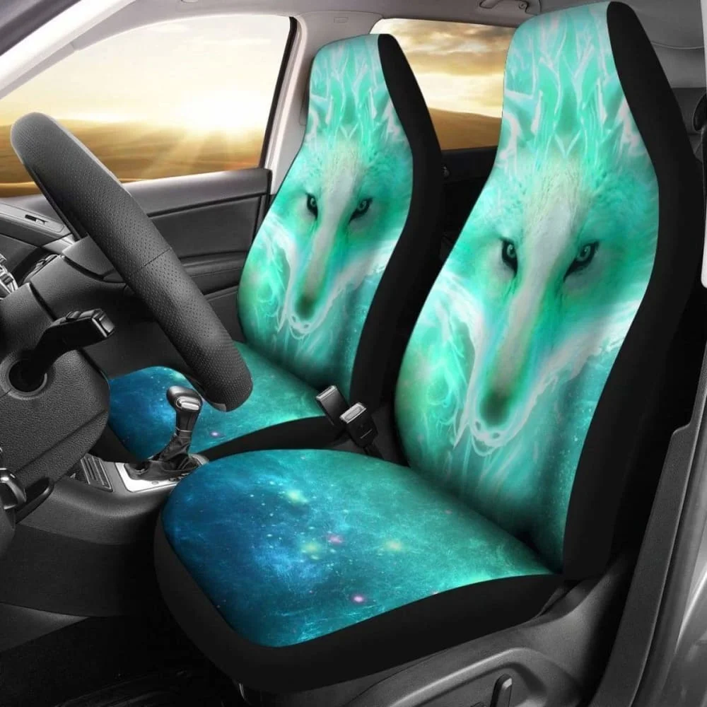 

Wolf Green Design Car Seat Covers Amazing 200904,Pack of Front Seat Cover