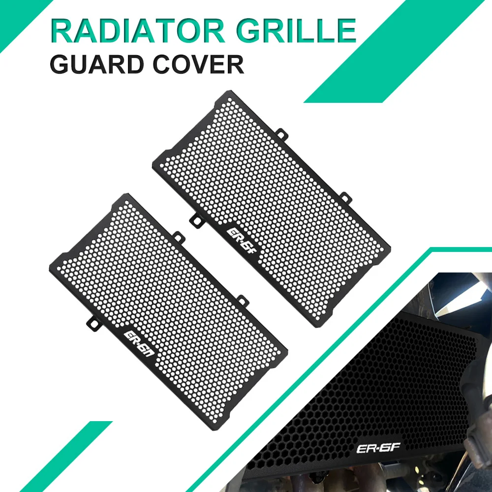 Motorcycle Accessories Radiator Grille Grill Guard Cover Protector For Kawasaki Ninja 650R ER6N ER6F ER-6N ER-6F ER-6 2016 2015