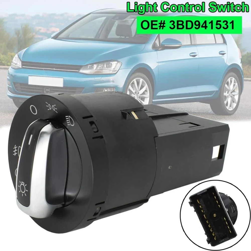 3BD941531A Car Headlight Switch 3BD 941 531 for VW Jetta Golf Bora MK4 P at B5 Beetle T5 Polo 9N Sharan Lupo 1995-2005