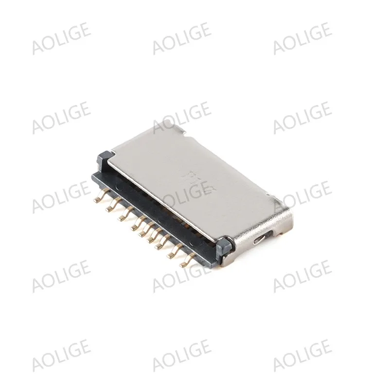 

TF Short Body - 1.7H - 4+5P Detection Pins - Black Adhesive, MicroSD Card Socket, Mobile Phone Memory Card Slot