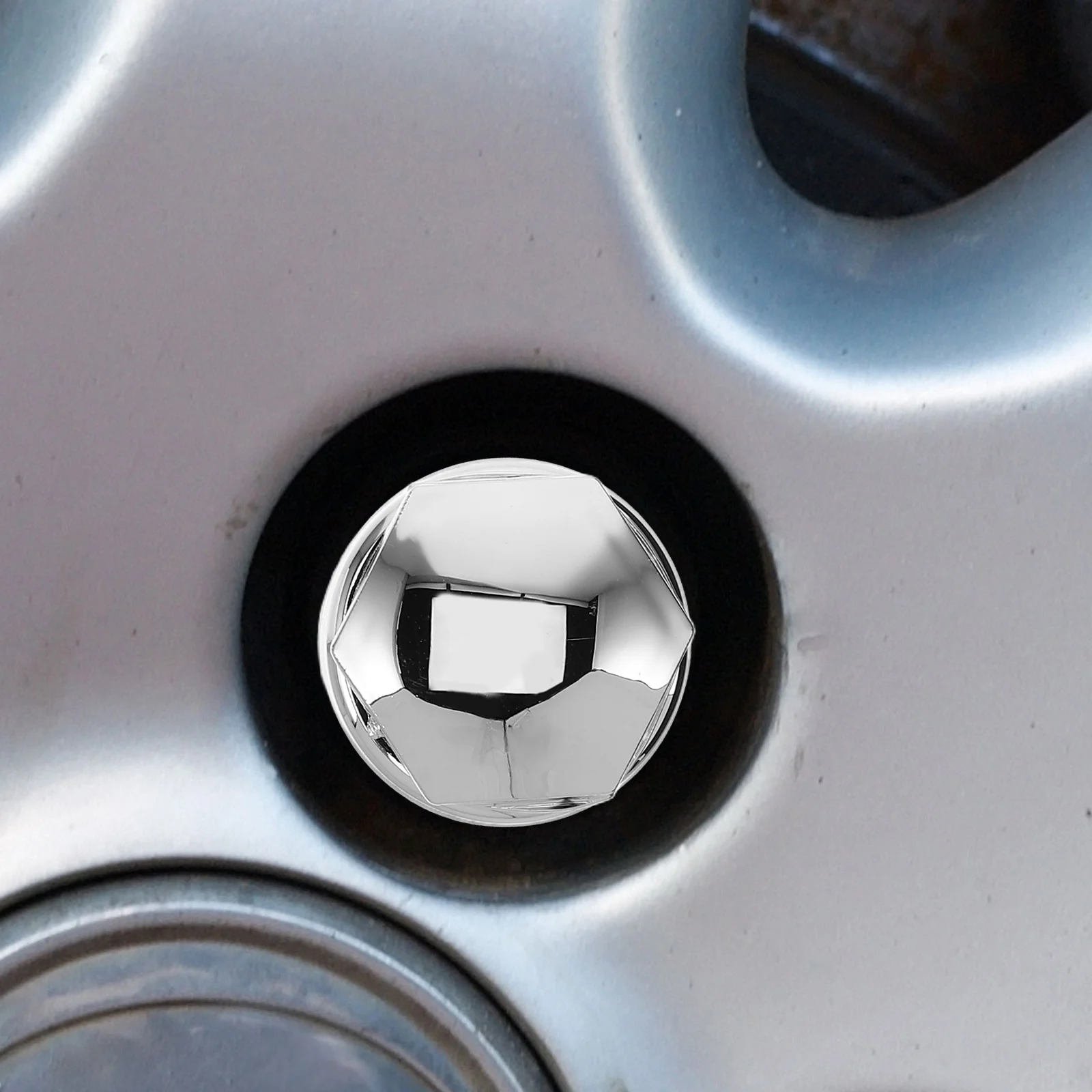 

1 Set Black Wheel Nut Covers For A3 A5 Q3 A6 Anti Theft Lug Bolt Protectors Car Hub Protective Cap Screw Caps Bolts