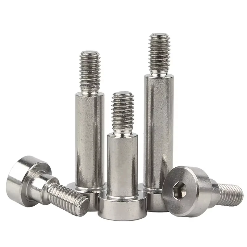 GB5281 ISO7379 M2 - M10 304 Stainless Steel Hexagon Socket Shoulder Screw Cup Cap Head Bearing Screw Stuff Bolt Allen Plug Screw