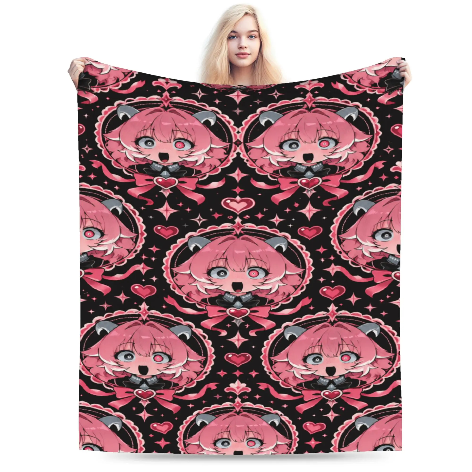 Drunken Goddess Reflux Blanket  Warm Funny Plush Throw Blanket For Couch Bed Camping Flannel Bedspread Bed Cover