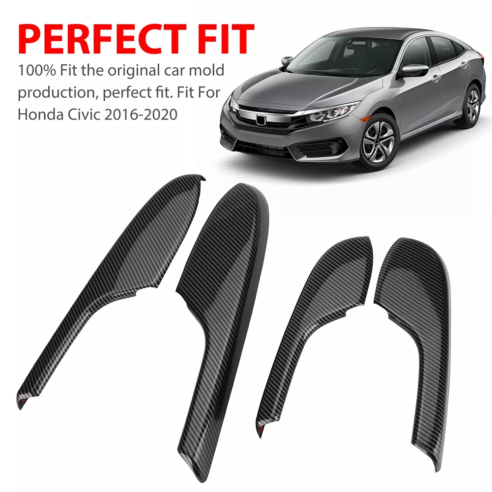 

Для Honda Civic 2016-2020 отделка подлокотника, крышка подлокотника, двухсторонняя лента, простая установка, защита внешнего вида