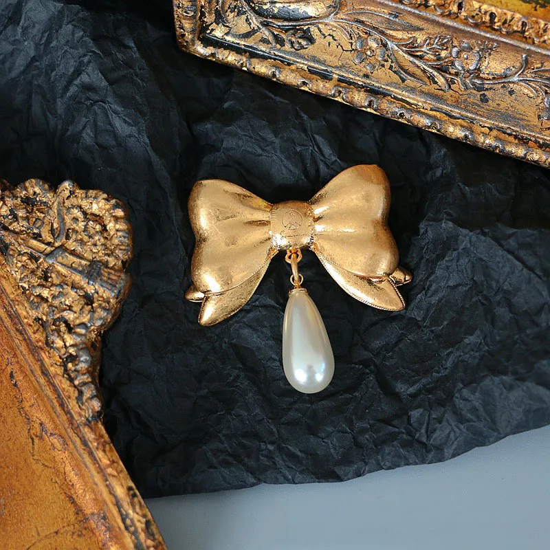 

Vintage Bowknot Brooches For Women Jewelry Runway Party T Show Fancy Trendy Boho INS Japan