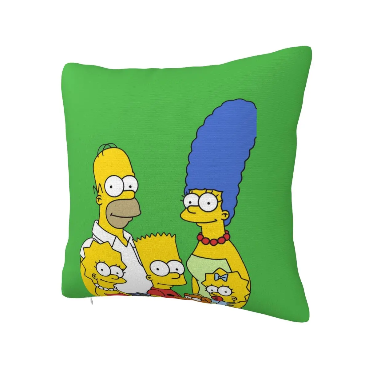 The Simpsons Cartoon Pillowcase Double-sided Printing Polyester Cushion Cover Gift Pillow Case Cover Bed Zippered 18''