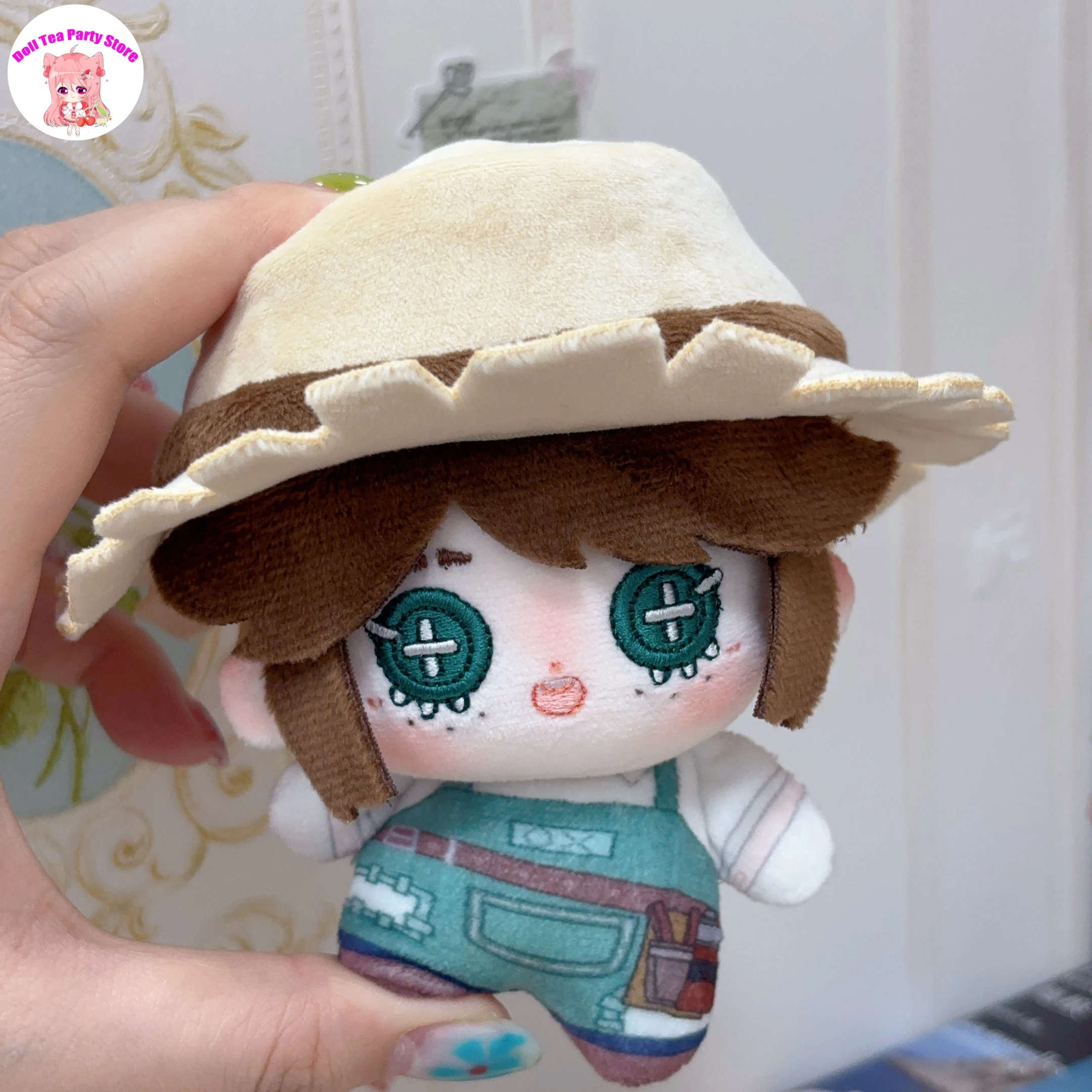 

Game Identity Ⅴ Gardener Emma Woods 10CM Mini Plush Cotton Doll Pendant Adorable Starfish Body Keychain Toys Birthday Gift