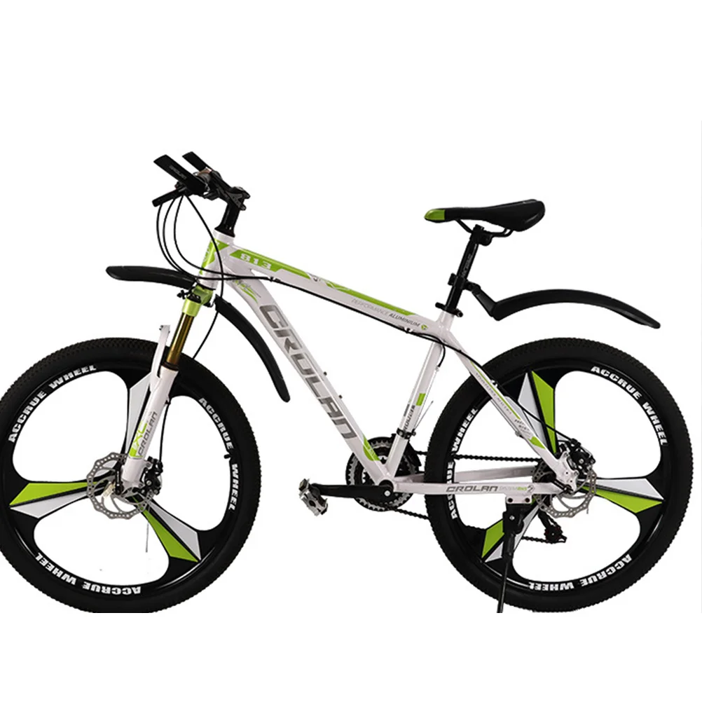 

1Pair Plastic Mudguards Wear-Resistant Bike Mudguard Front Rear Mud Guard Mountain Bike Mudguards Black Front Mudguard