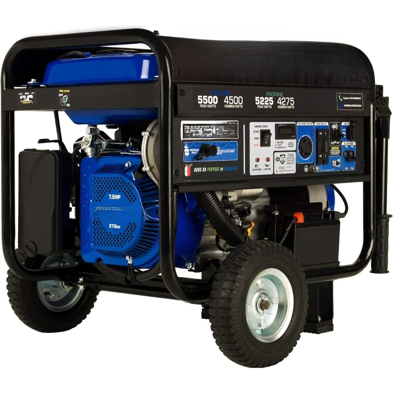 

For XP5500HX Dual Fuel Portable Generator-5500 Watt Gas Or Propane Powered Electric Start W/CO Alert, 50 State Approved