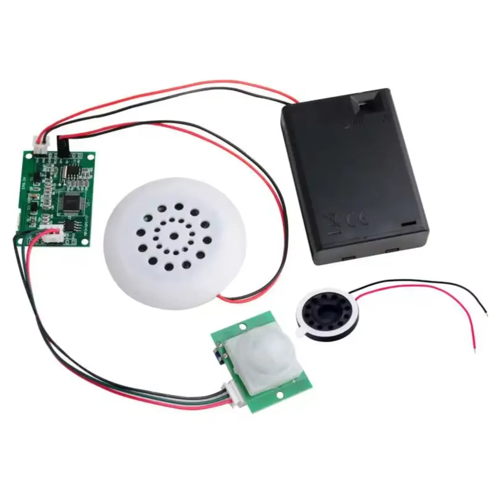 DIYmall Комплект голосового модуля MP3 с ИК-индукцией USB/TF-картой Скачать музыки Безопасность Welcomer Устройство DIY