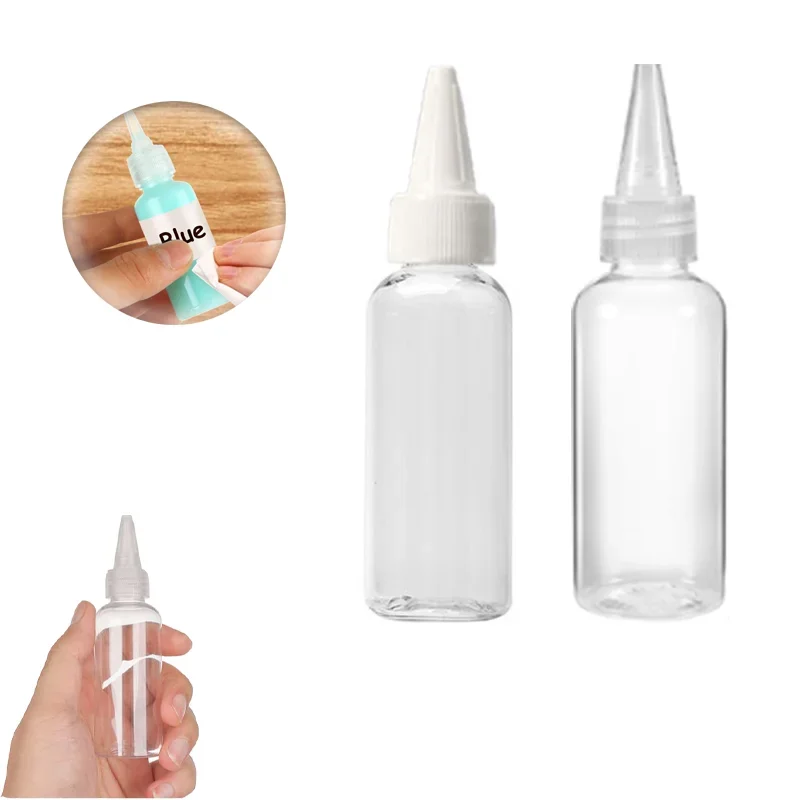 

30Pcs 10ml-100ml Refillable Dropper Bottle Empty Squeeze Bottle with Childproof Cap Plastic Nozzle Dropper Cap Liquid Sample