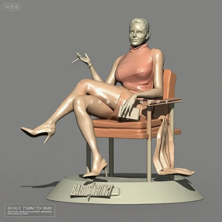 

76 мм комплект модели из смолы для женщин в стиле вестерн, бесцветная самосборка (3D-печать) TD-3640/3D