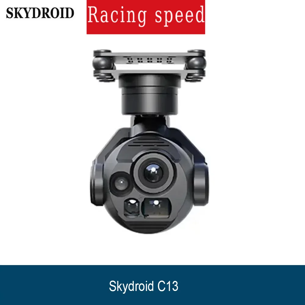 

Skydroid C13 HD 3-Light Gimbal Camera with 30x Zoom & Auto Target Lock, 3-Axis Stabilization for Professional Aerial Photography
