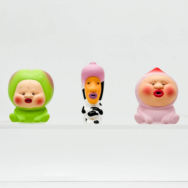 일본 QUALIA Kobito Gashapon 캡슐 장난감 농장 엘프 암소 Chomper 인형 액션 피겨 모델 장난감 장식품 수집