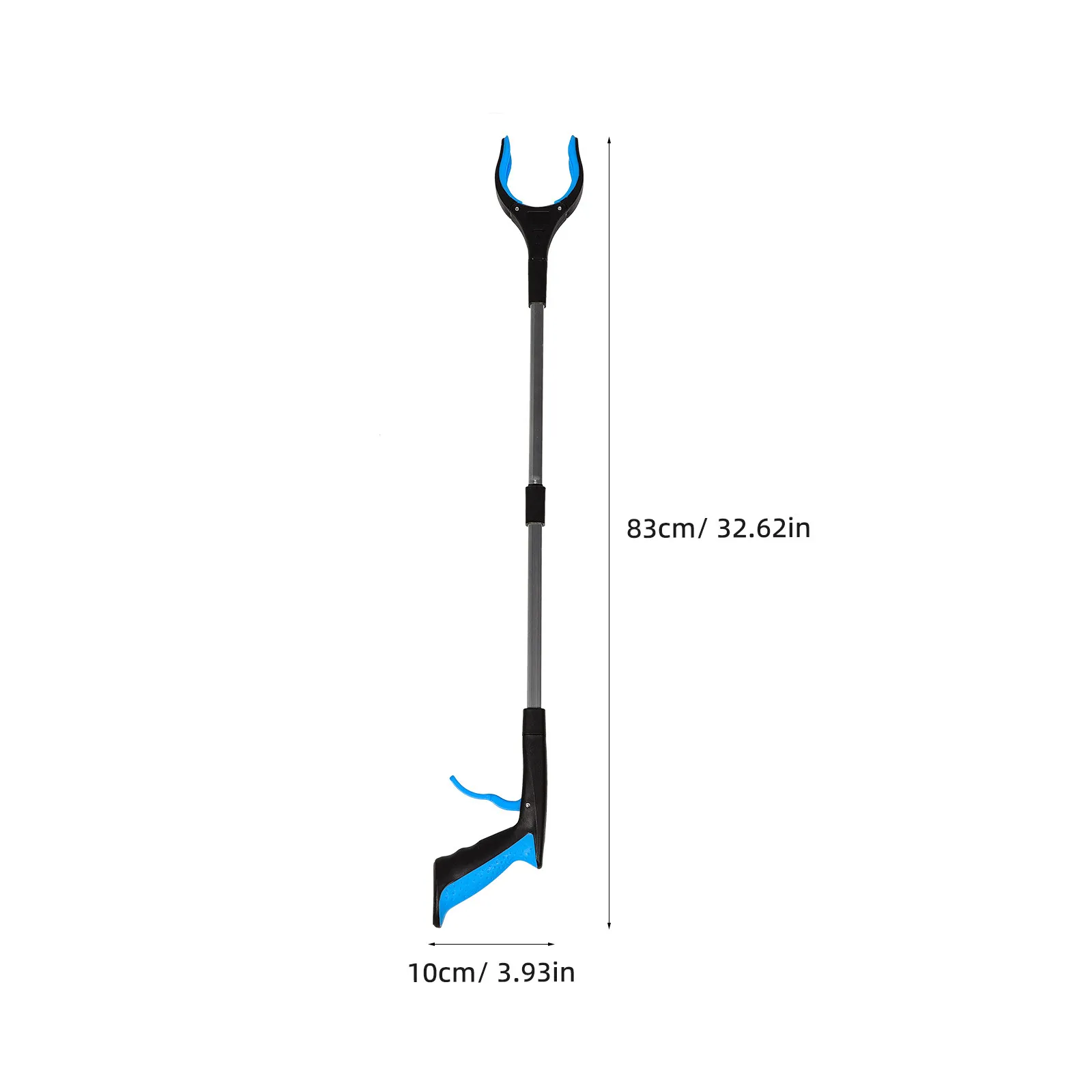 Ergonomic Foldable Trash Picker Grabber Non-Slip Heavy Duty Reaching Assist Tool for Elderly Injury Recovery Garbage Pickup Clip