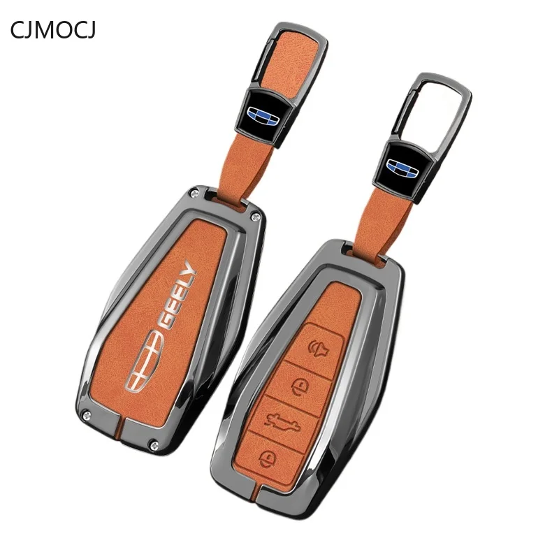 

Premium Zinc Alloy Key Cover Case for Geely Binyue Boyue Emgrand GL Binrui Borui Xingyue (All Models) - Luxury Key Fob Protector