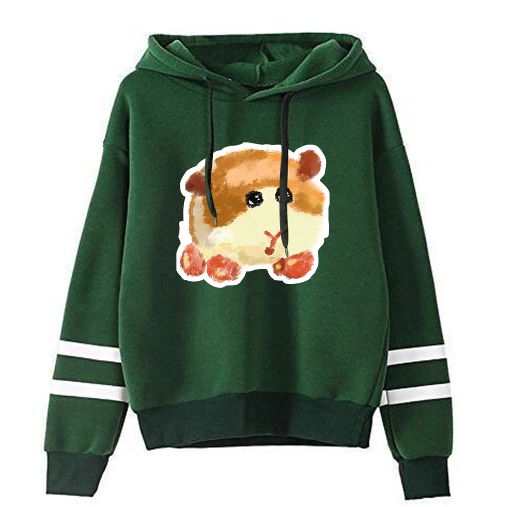 Pui Molcar-Sudadera con capucha para hombre y mujer, ropa de calle Harajuku con manga sin bolsillo, ropa de dibujos animados japoneses, talla grande