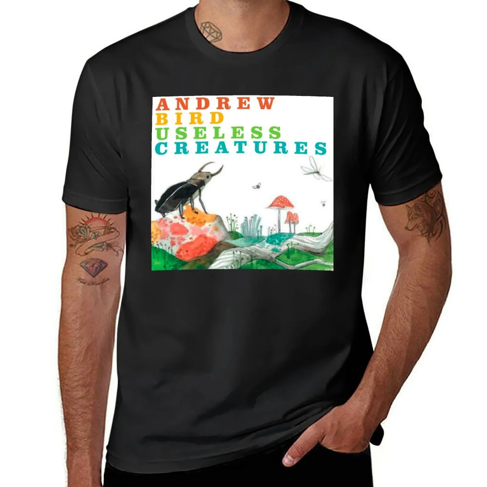 andrew bird T-Shirt quick drying blacks quick-drying funnys designer t shirt men