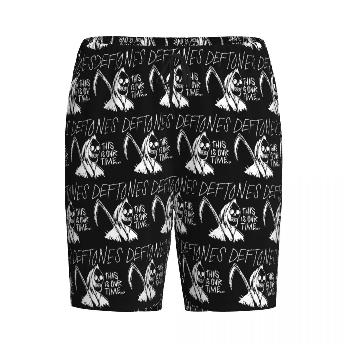 

Мужские пижамные шорты Custom Metal Punk Rock Deftones, брюки для сна, домашняя одежда, нижняя часть комплекта для сна