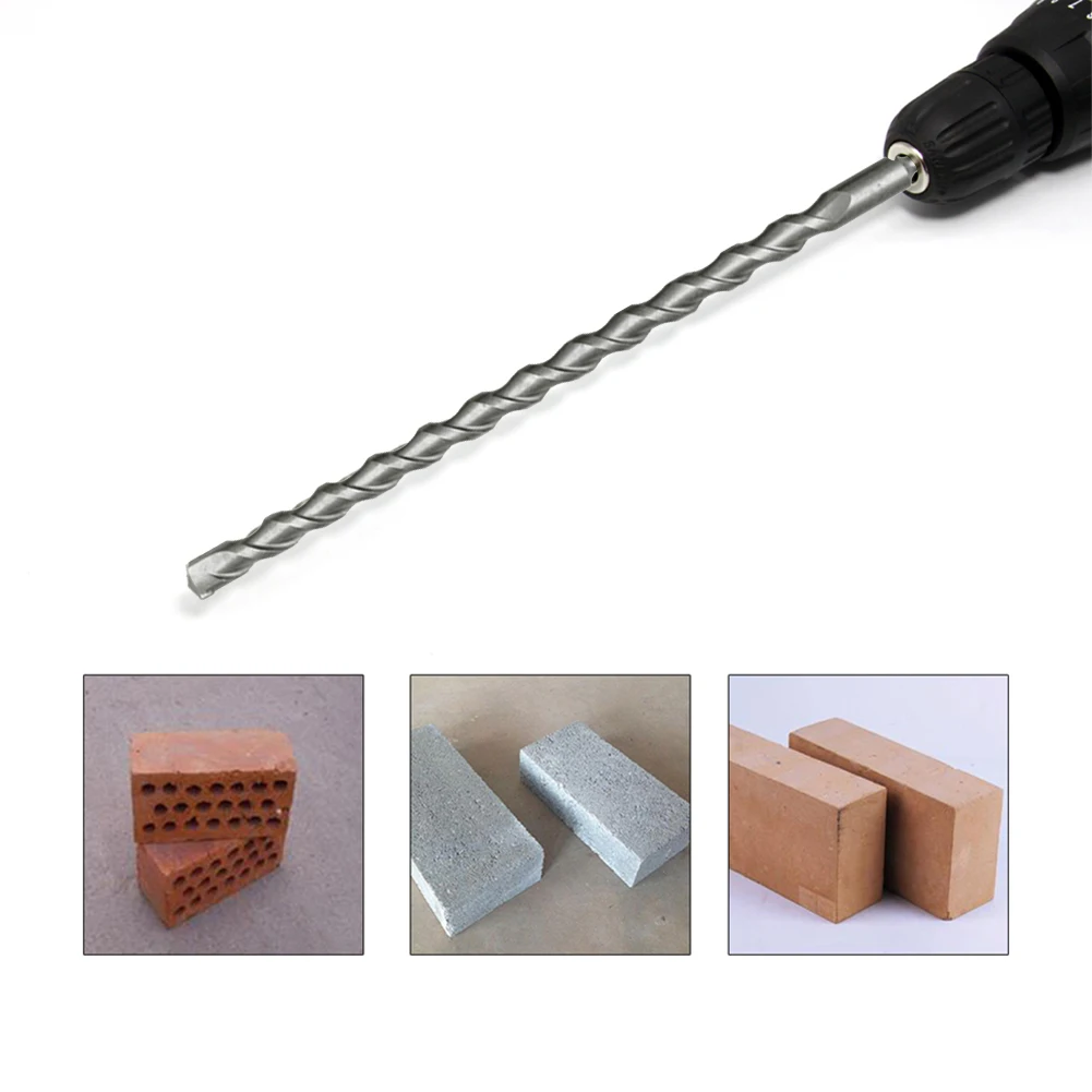 

High Precision Natural Drilling Tools 10mm 12mm 14mm 16mm Drill Bit Drill Tool 1pc 500mm Concrete Drill Bit For Concrete