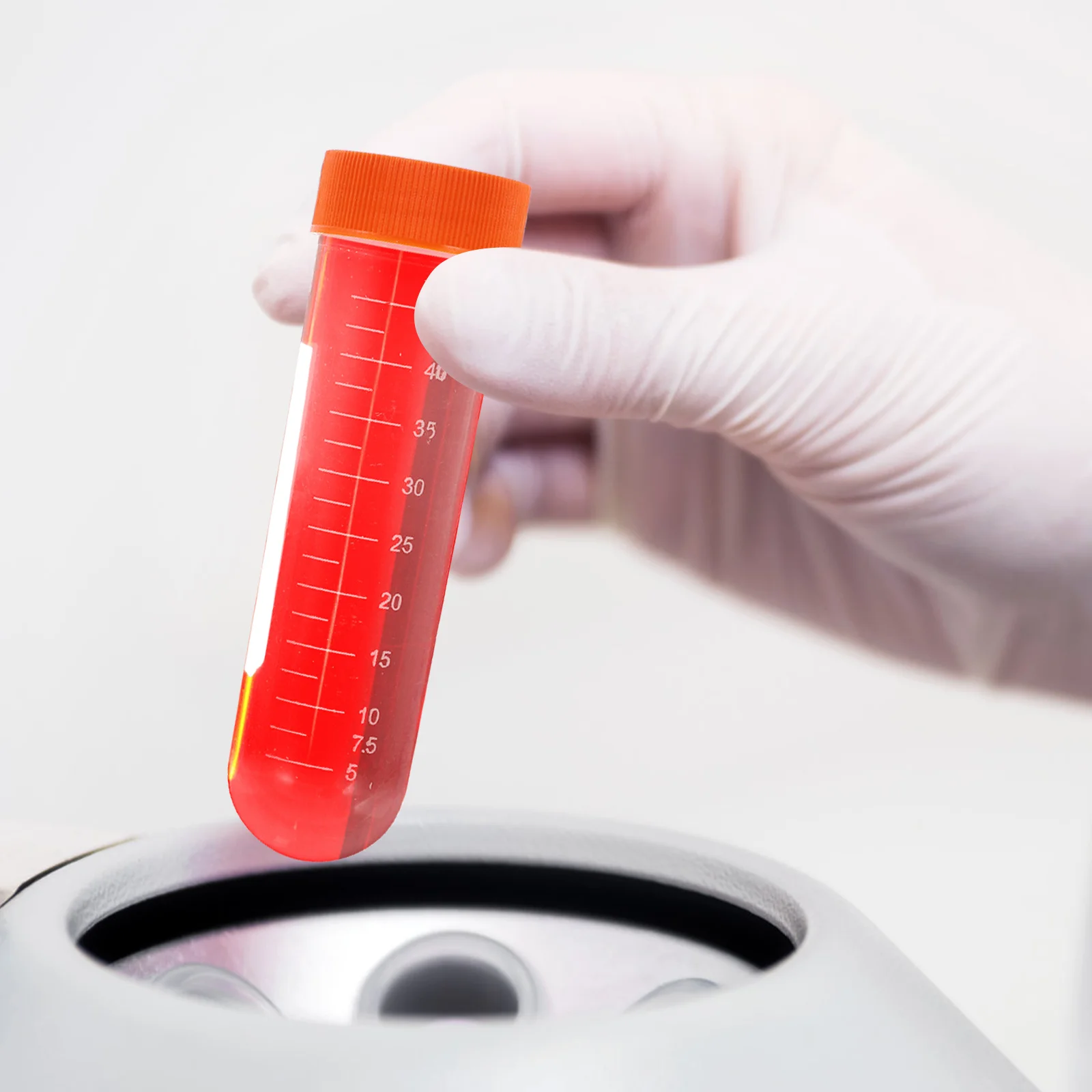 

100Pcs 50ml Plastic Centrifuge Tubes with Clear Scale Design for Biochemistry Molecular Biology Experiments Centrifuge Tube