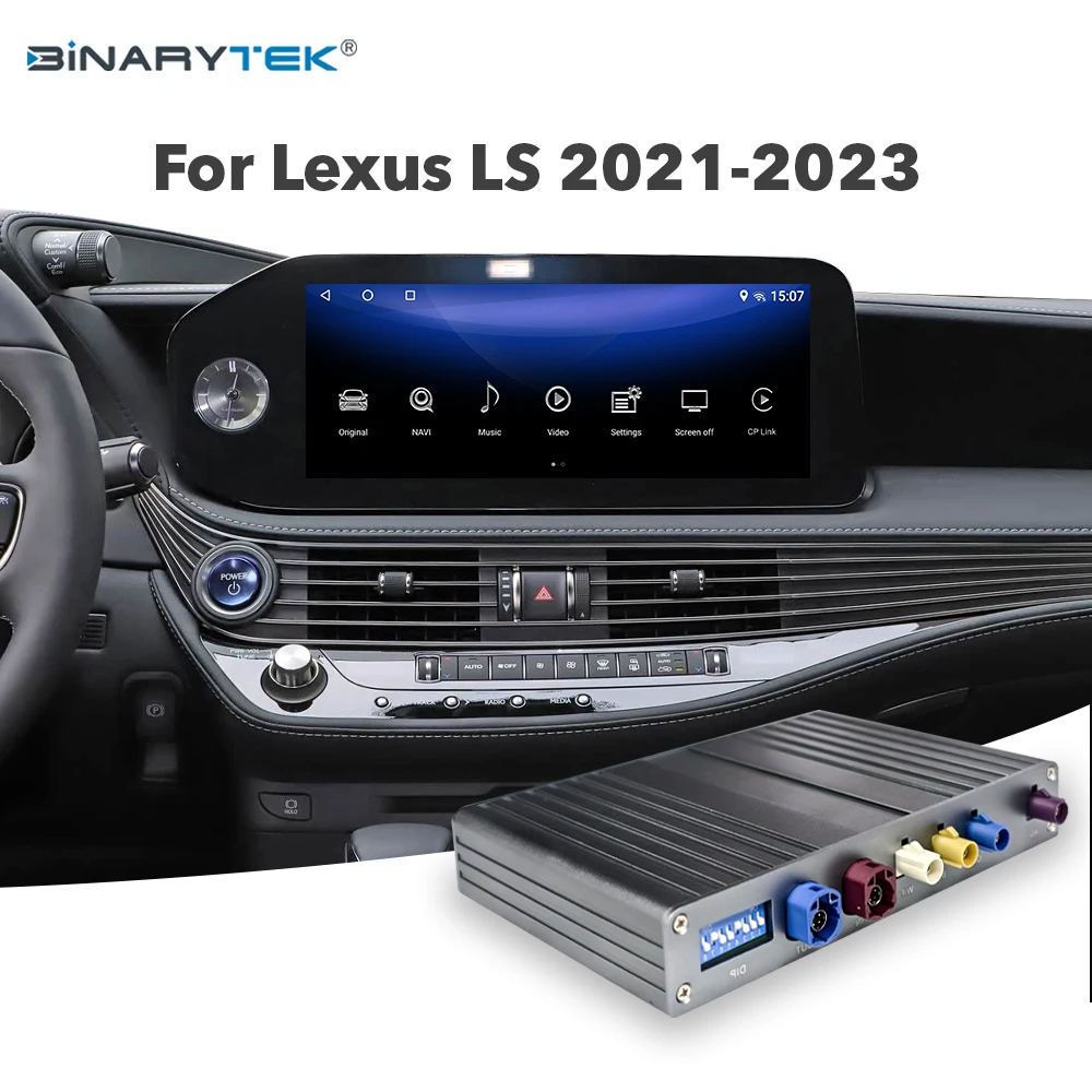 NewFor Lexus LS 2021-2023 Android Interface Module with Wireless Android Auto & CarPlay Qualcomm Binarytek
